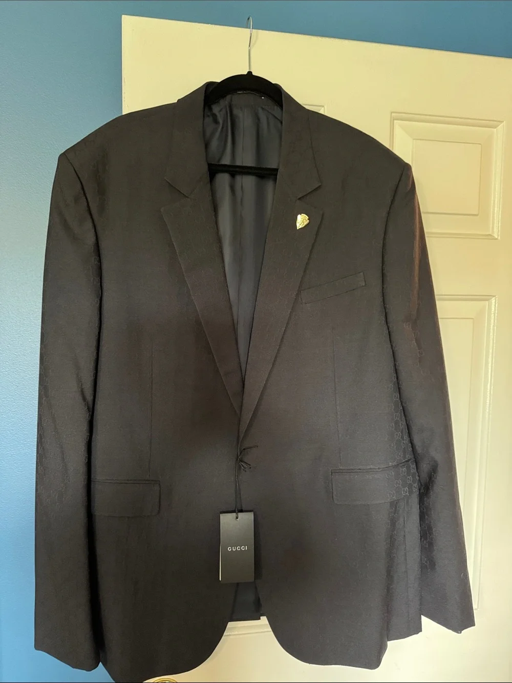 Gucci Black Men's Single-Breasted Sport Coat